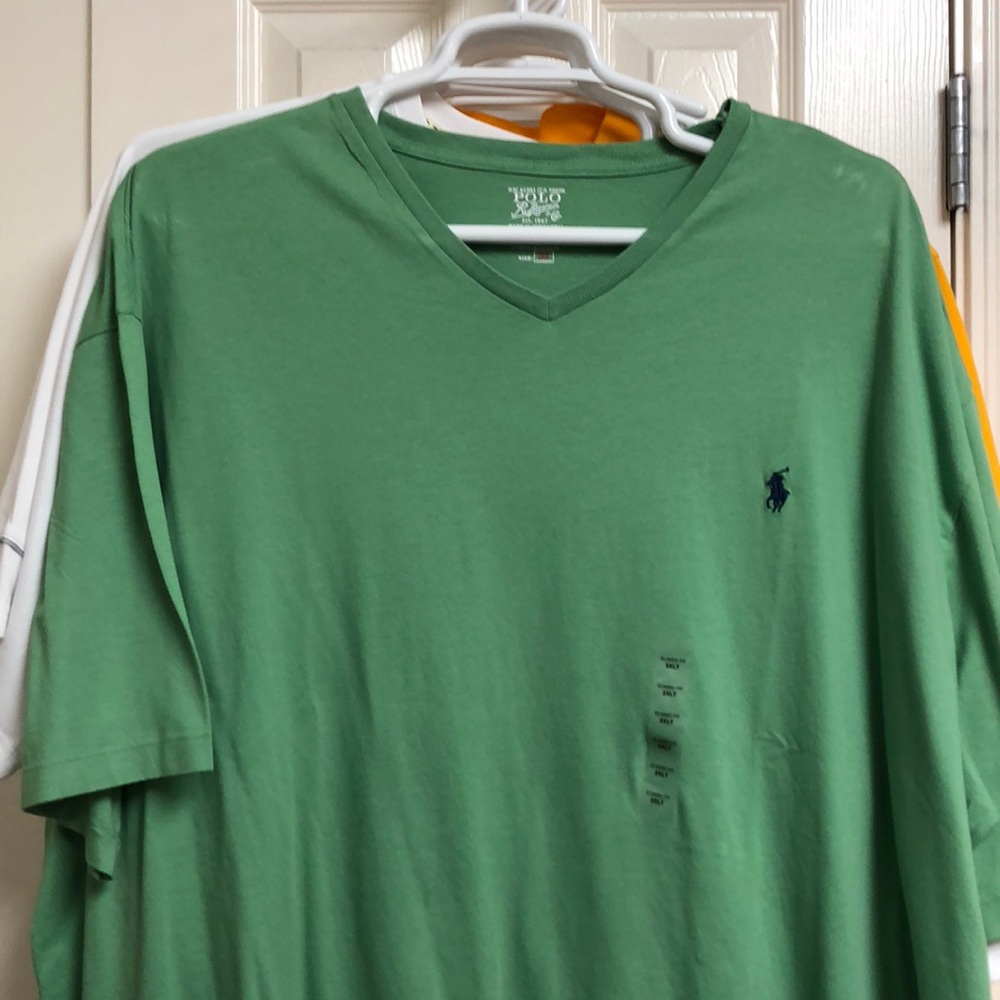 NWT Green Polo V-neck T-Shirt